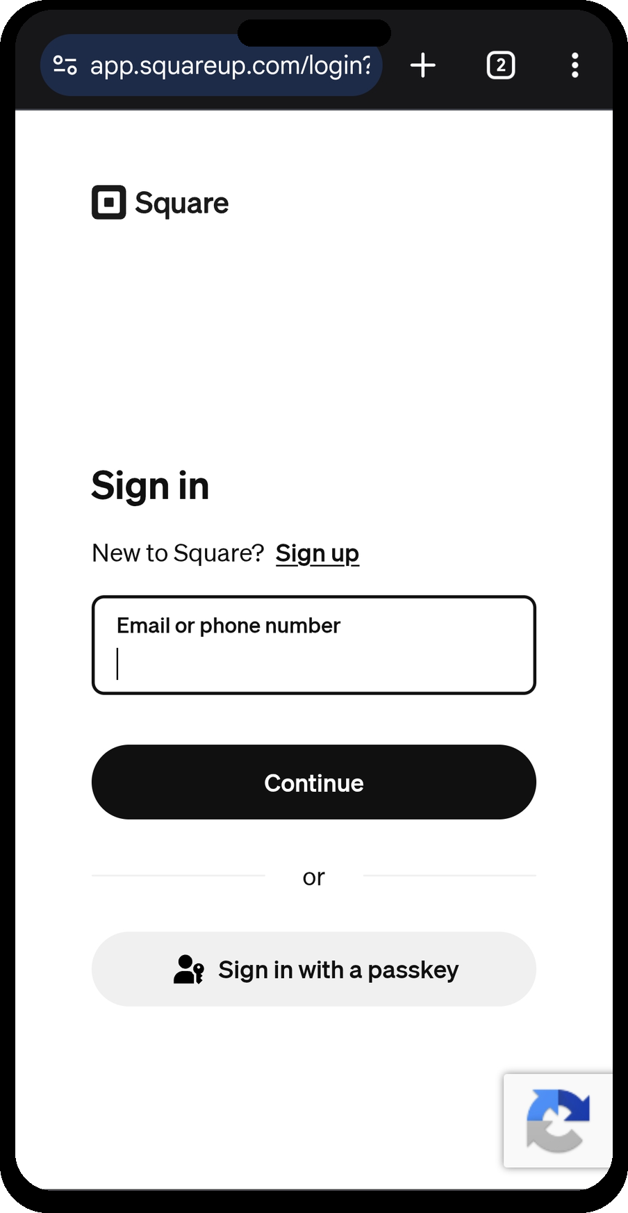Square OAuth — secure Square login in browser